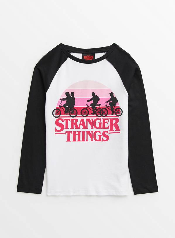 Stranger Things Raglan Top 6 years